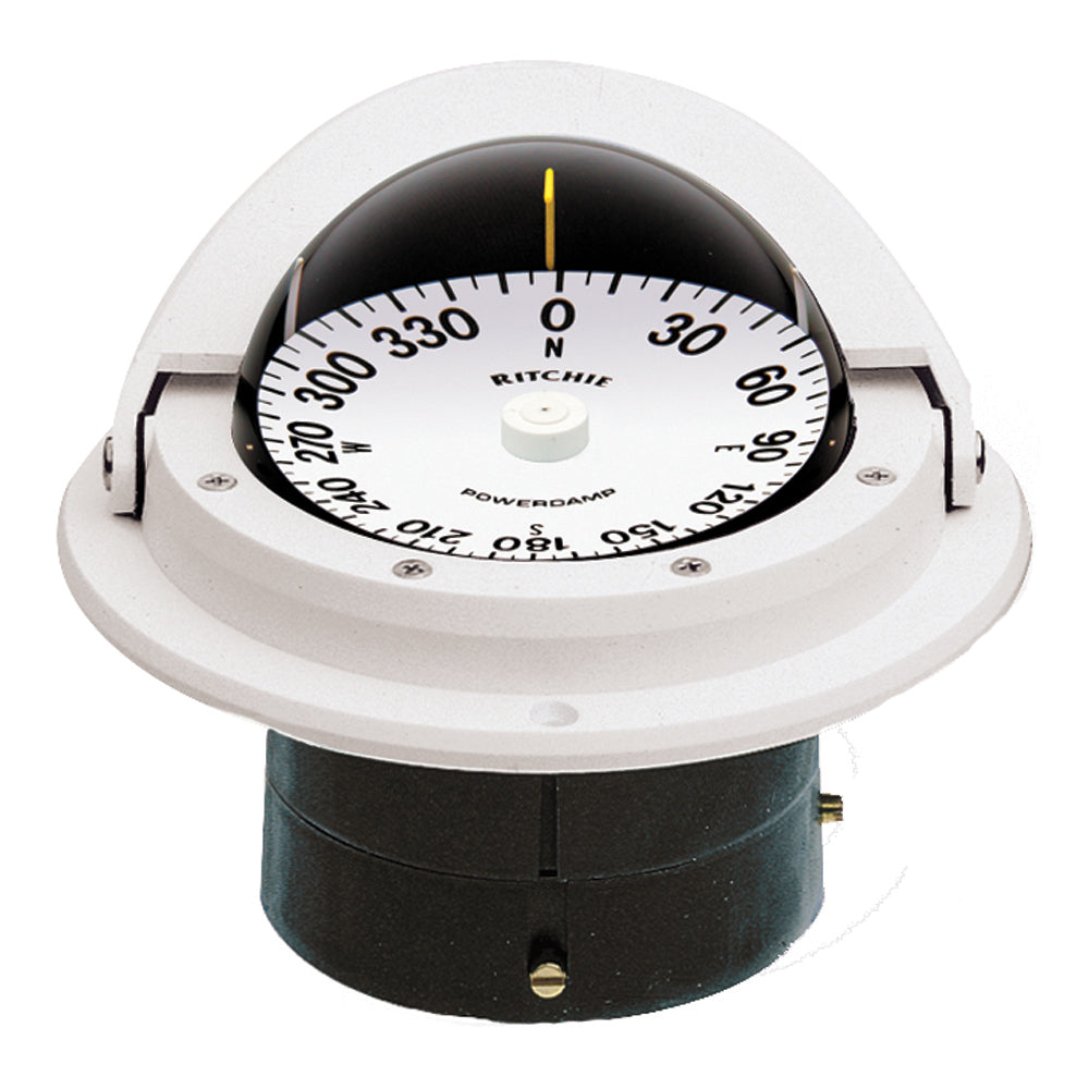 Ritchie F82W Voyager Compass Flush Mount White F82W
