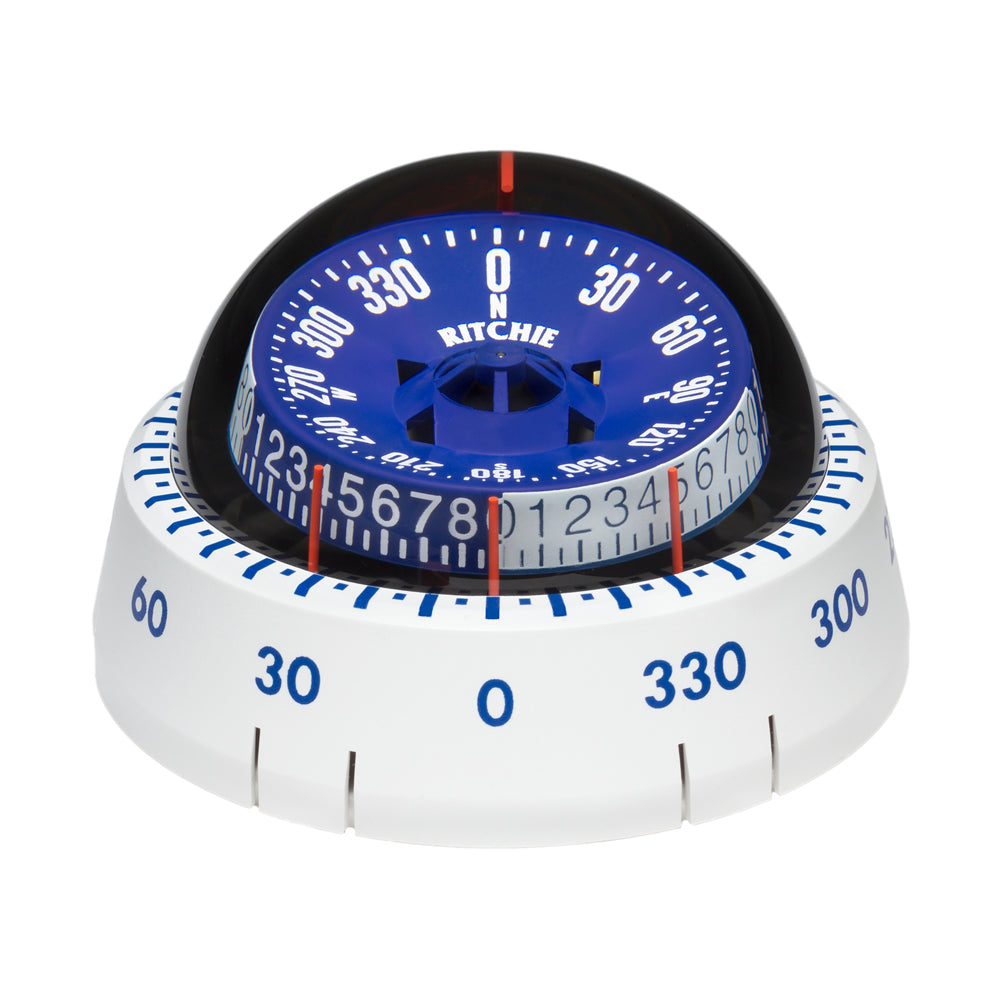 Ritchie XP98W XPort Tactician Compass Surface Mount White XP98W