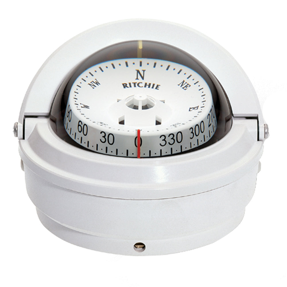 Ritchie S87W Voyager Compass Surface Mount White S87W
