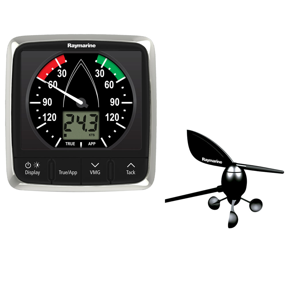 Raymarine i60 Wind Display System wMasthead Wind Vane Transducer E70150