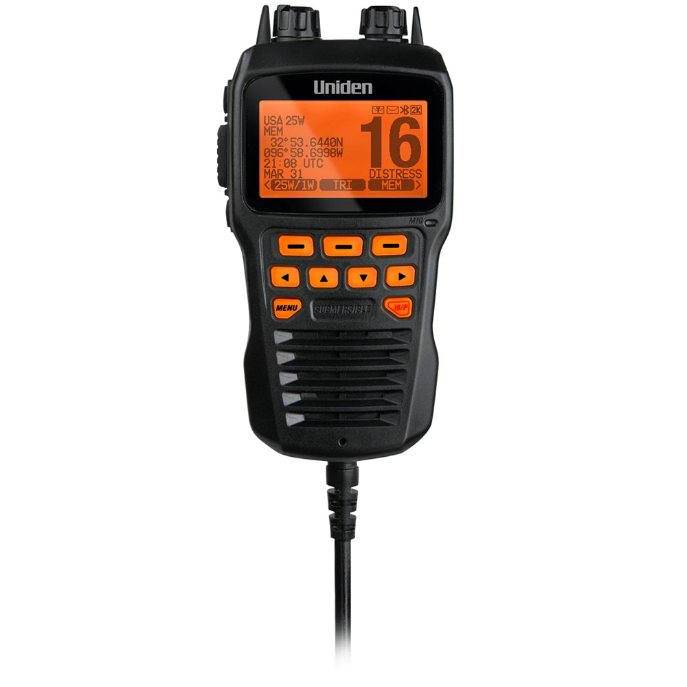 Uniden Remote Mic fUM725 VHF Radios Black UMRMICBK