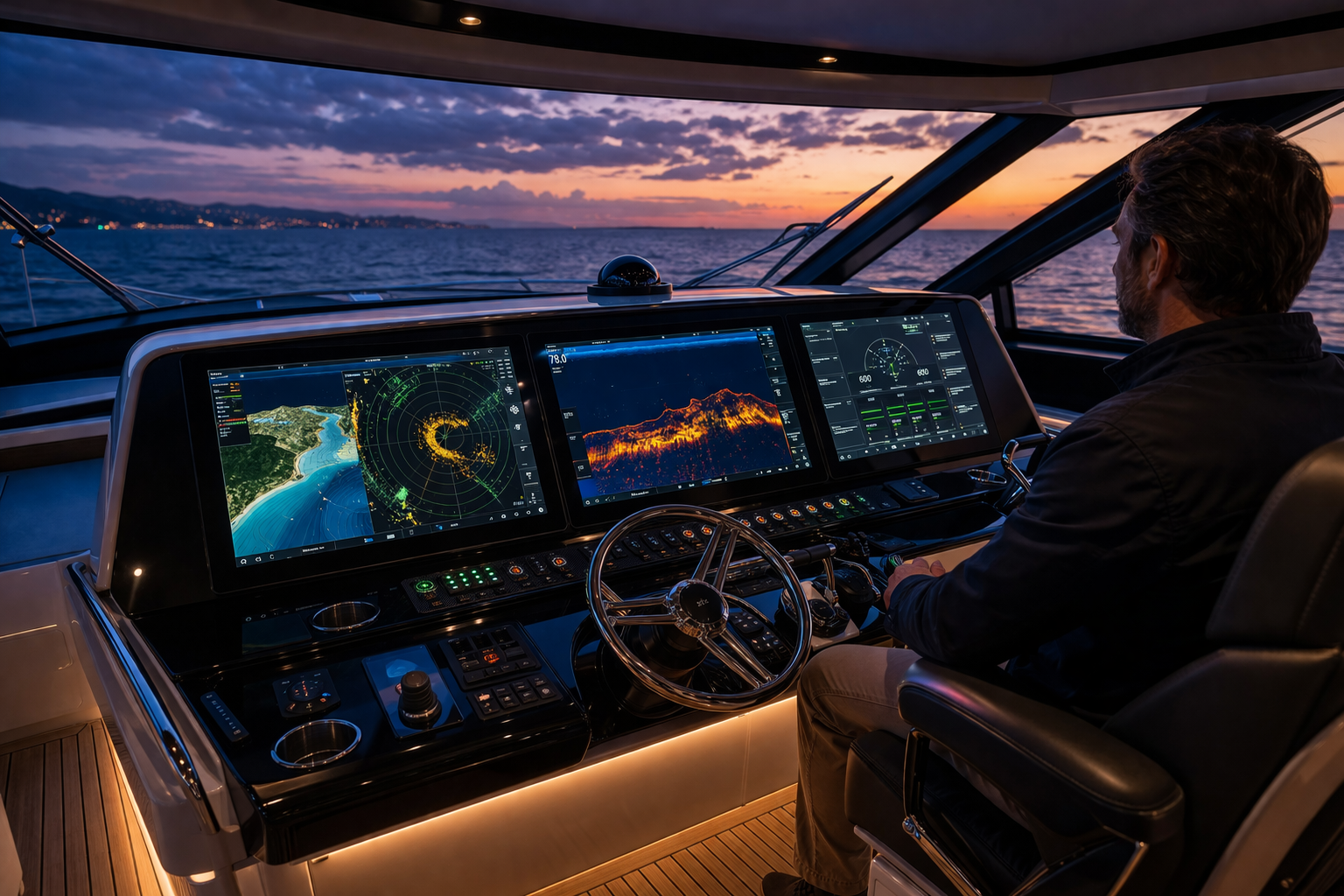 Built-In Sonar or Black-Box CHIRP? Offshore Fishfinding Guide