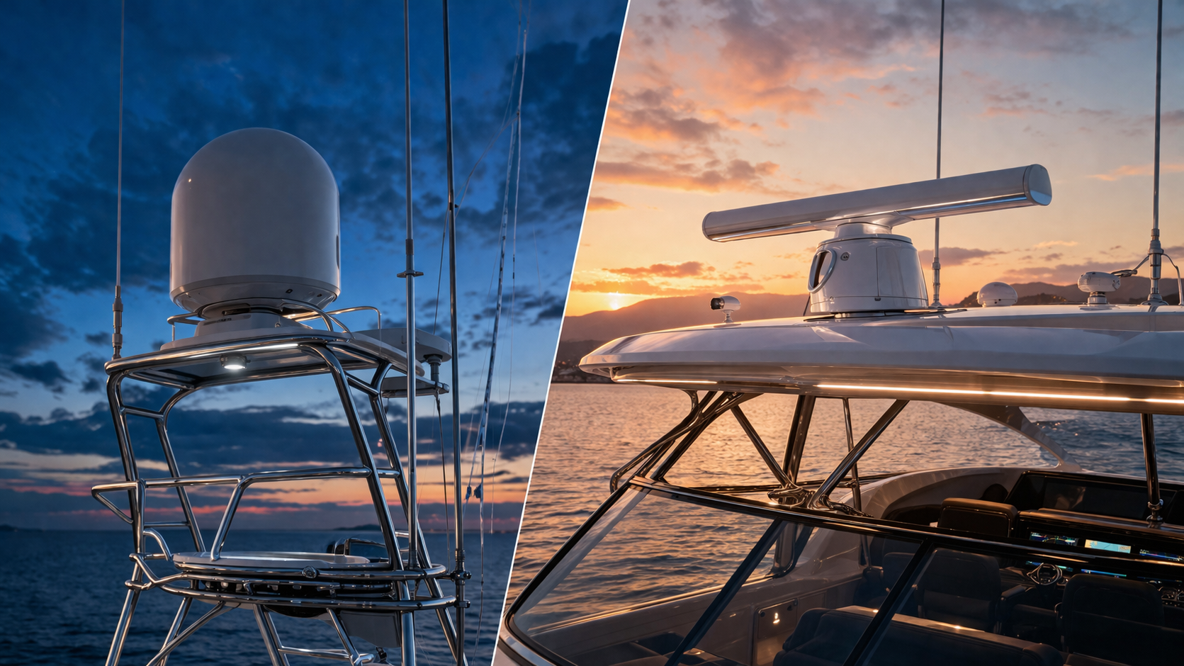 Open-Array vs. Radome Radar for Yachts