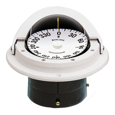 Ritchie F82W Voyager Compass  Flush Mount  White F82W