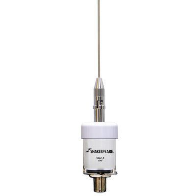 Shakespeare VHF 36in 5242A SS Whip Low Profile EndFed Antenna  No Cable 5242A
