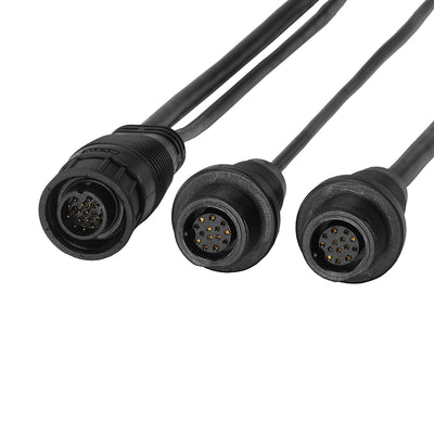 Humminbird 14 M SILR Y  SOLIXAPEX Side Imaging LeftRight Splitter Cable 7201121